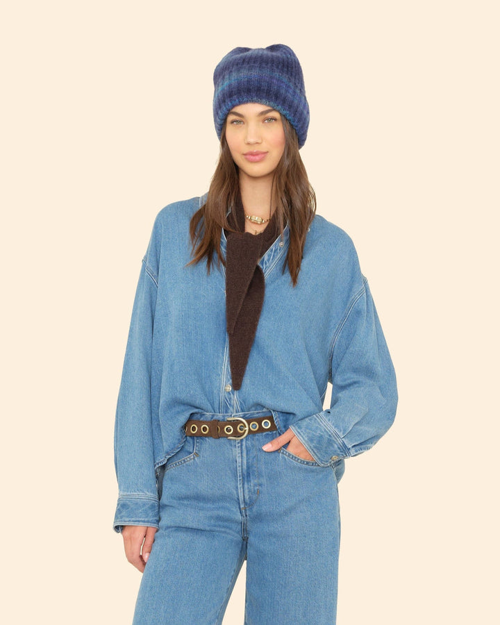 Reice Beanie | Navy Ombre