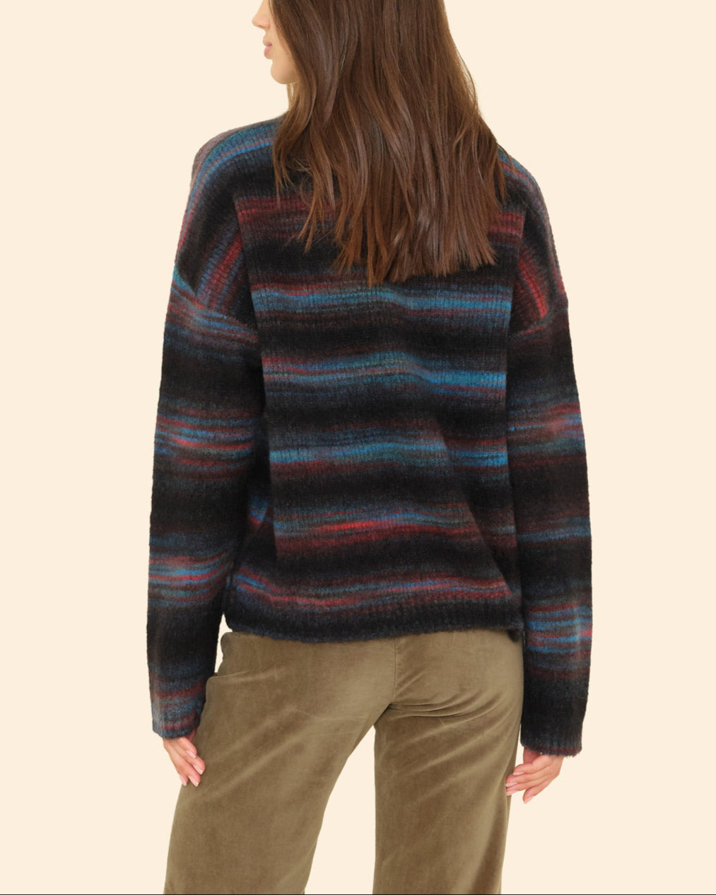 Anders Sweater | Black Ombre