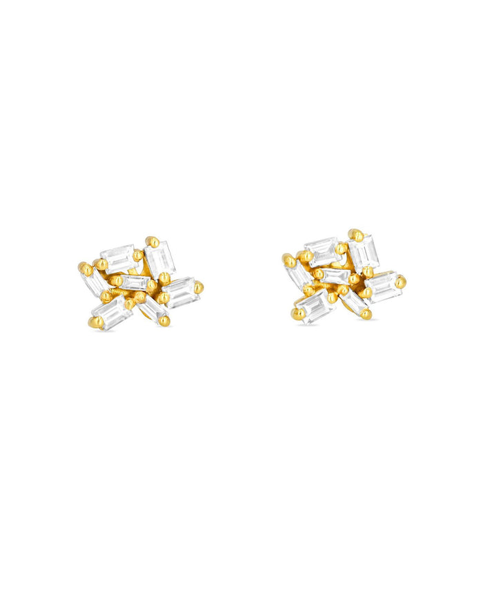 Baguette Diamond Earring | 18k