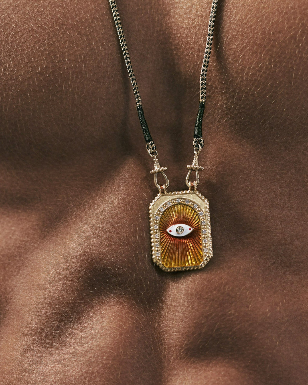 Orange Eye Protect Scapular