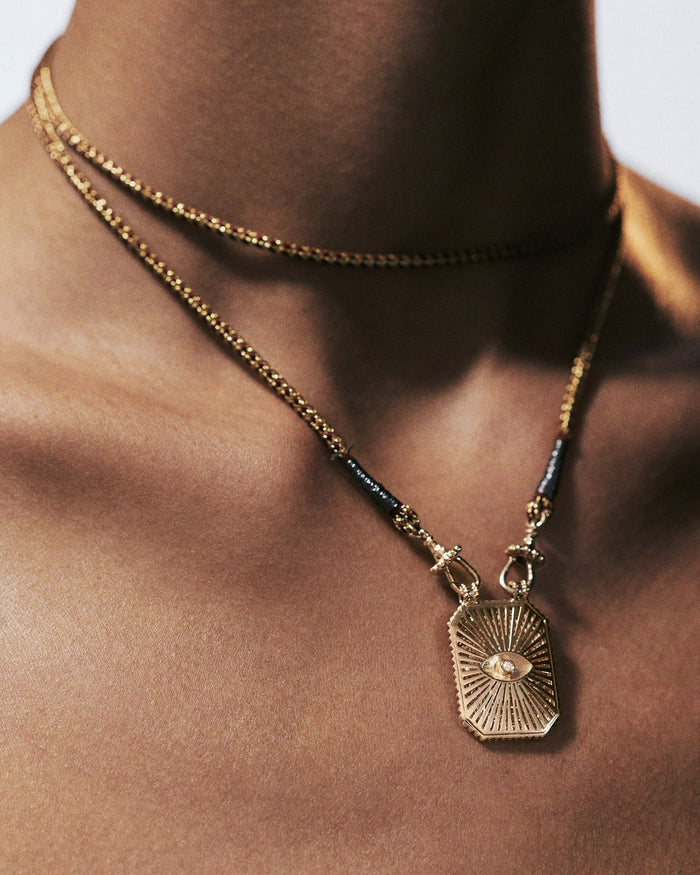 Gold Evil Eye Scapular