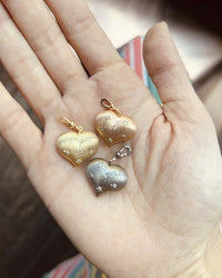 Yellow And Rose Gold Heart Coco Charm