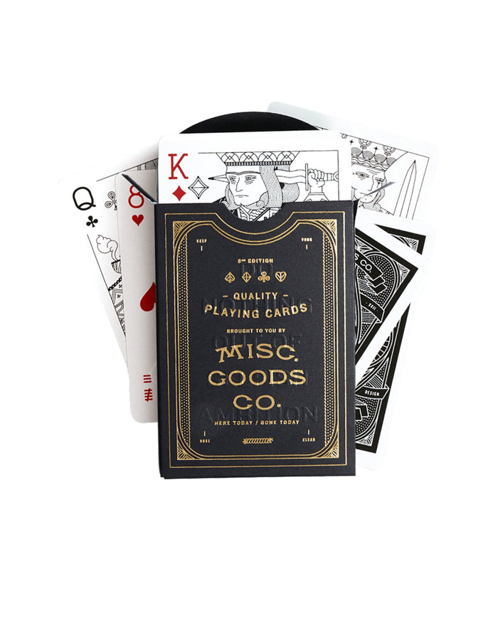 Playing Cards / Black and Gold