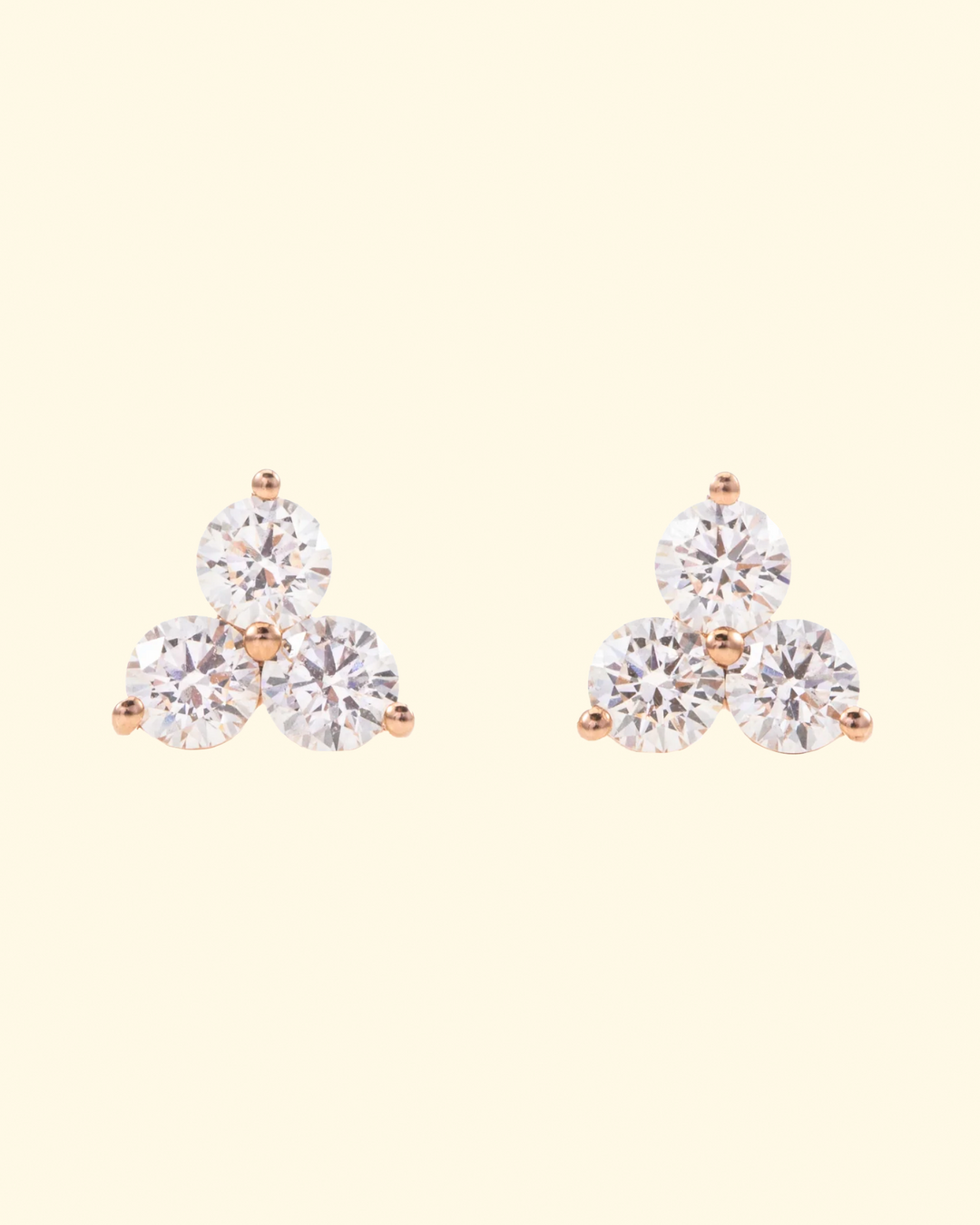 Petite Flora Studs | Yellow Gold